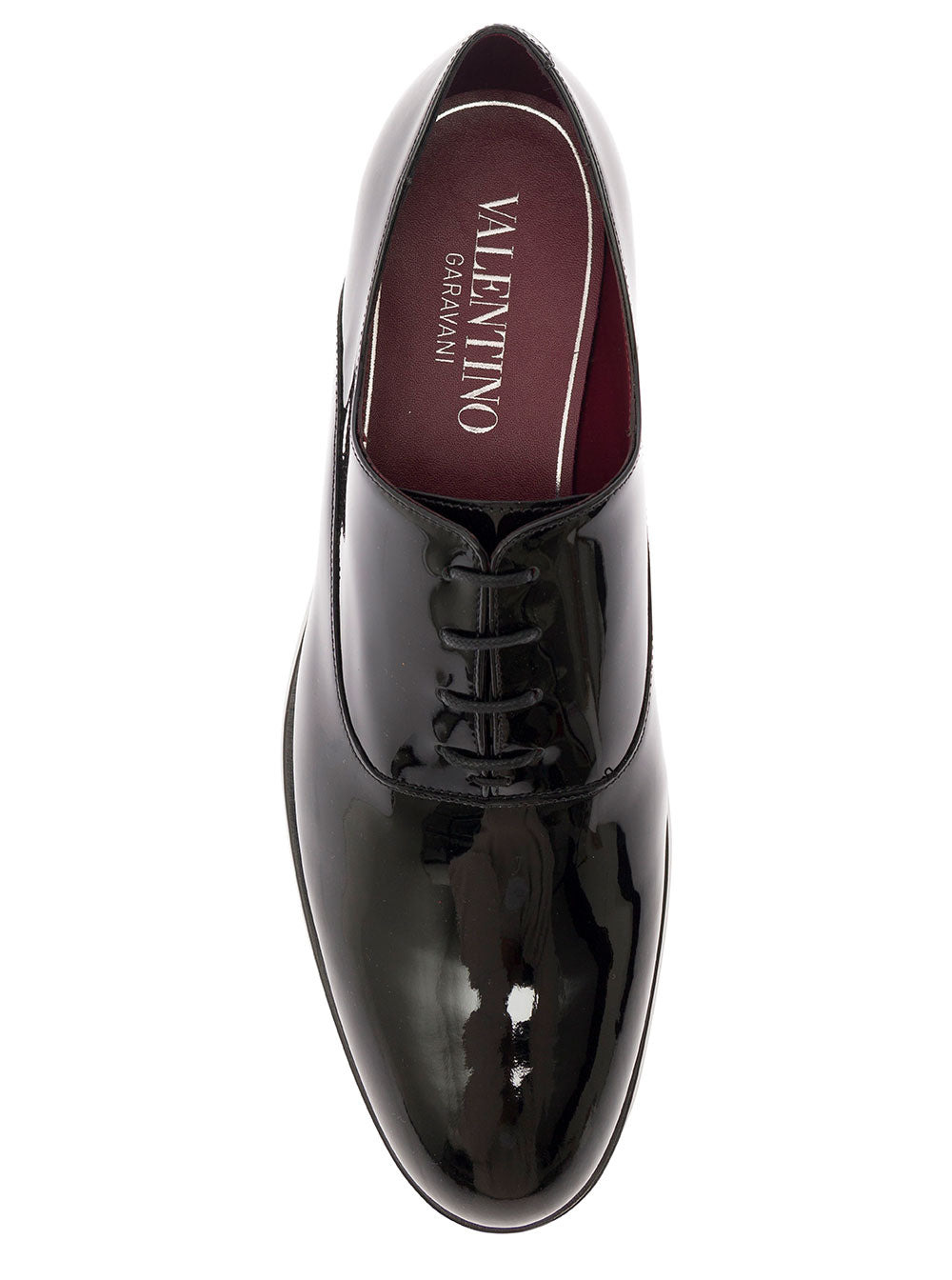 Valentino Garavani Men Black Oxford Shoes In Leather Man - 4