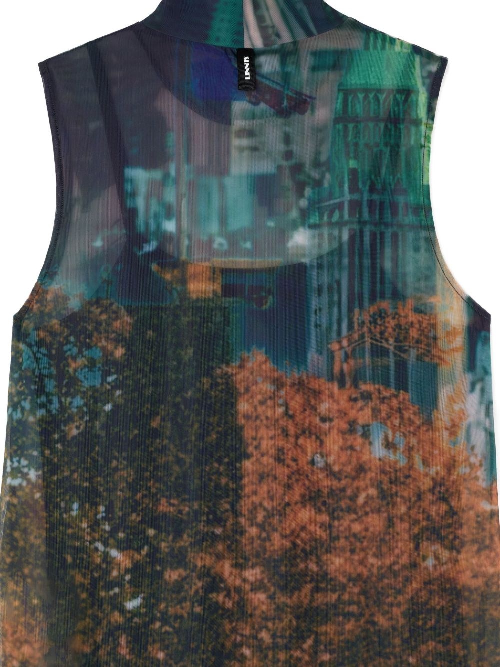 Veronique-print midi dress - 3