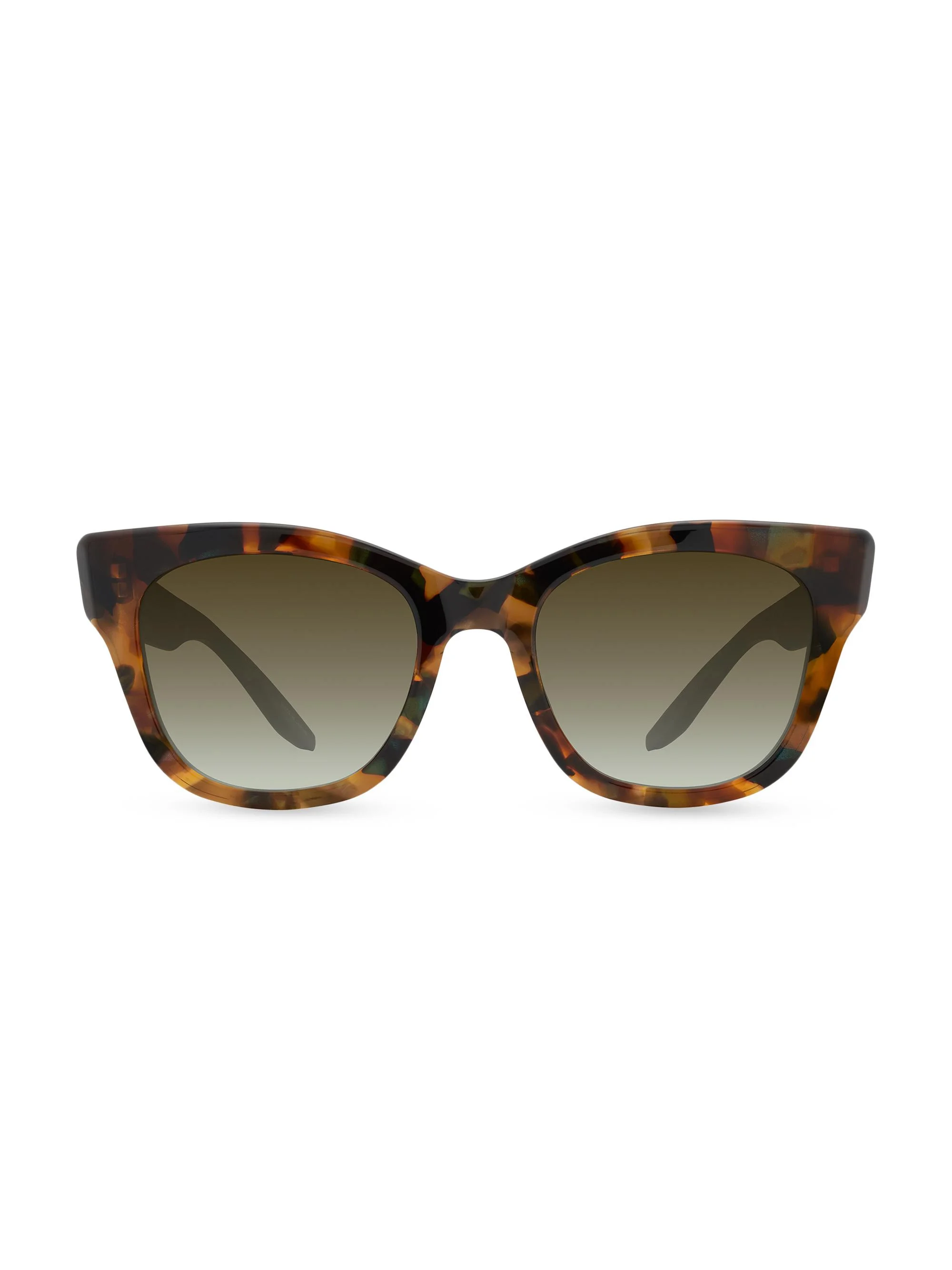 Women's Gibson 50MM Cat-Eye Sunglasses - Umber Jade Olive Gradient - 1
