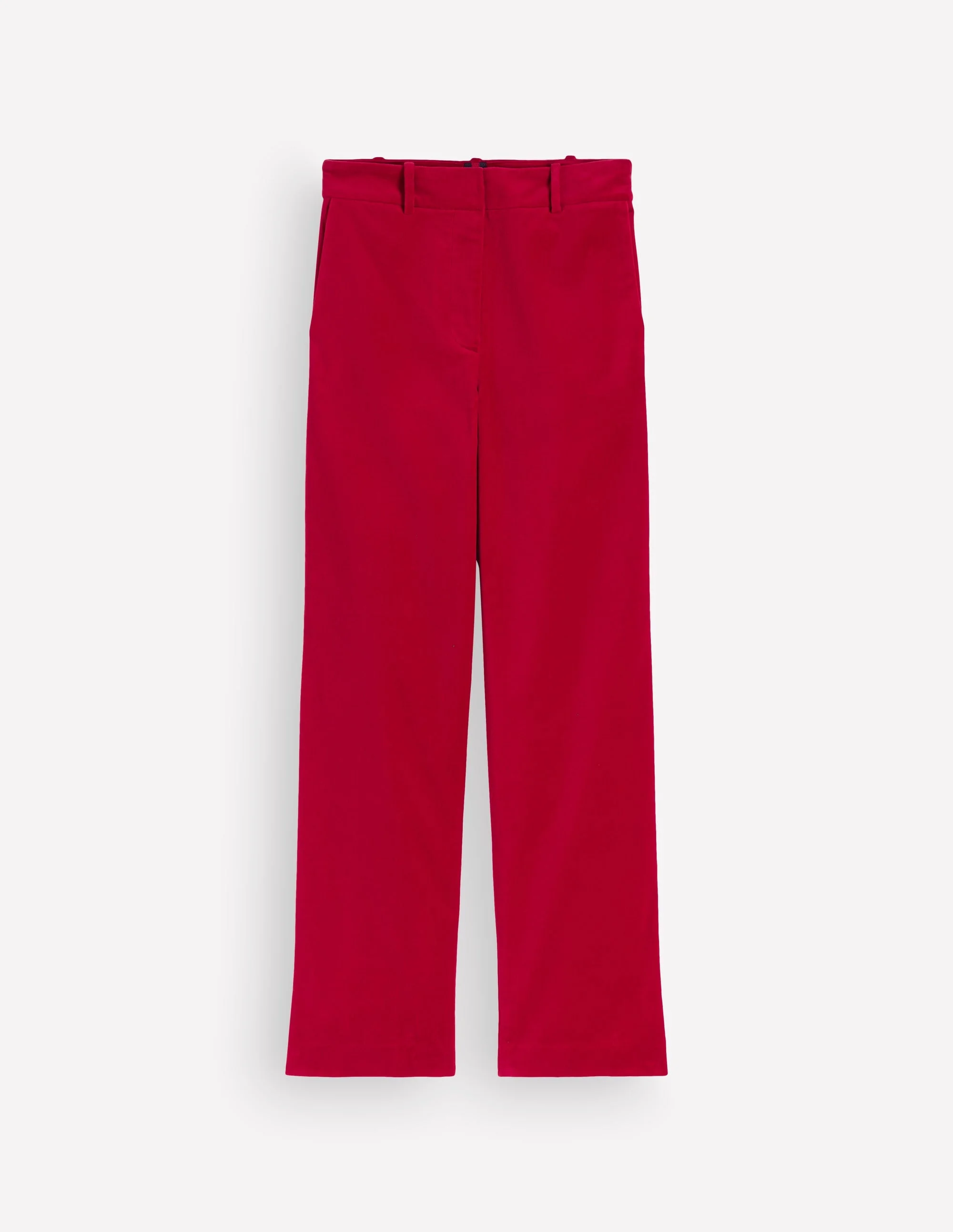 Canonbury Velvet Pants-Savvy Red - 1
