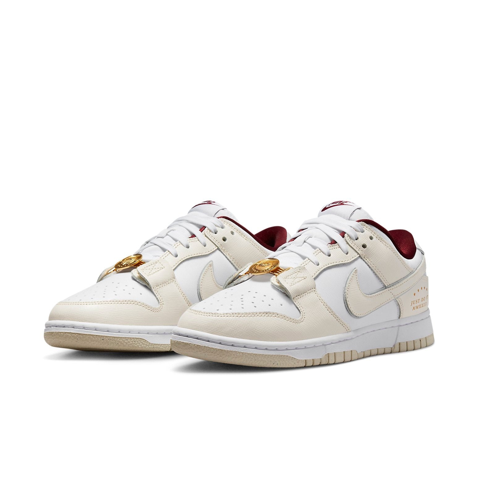 (WMNS) Nike Dunk Low SE Just Do It 'White Phantom' DV1160-100 - 3