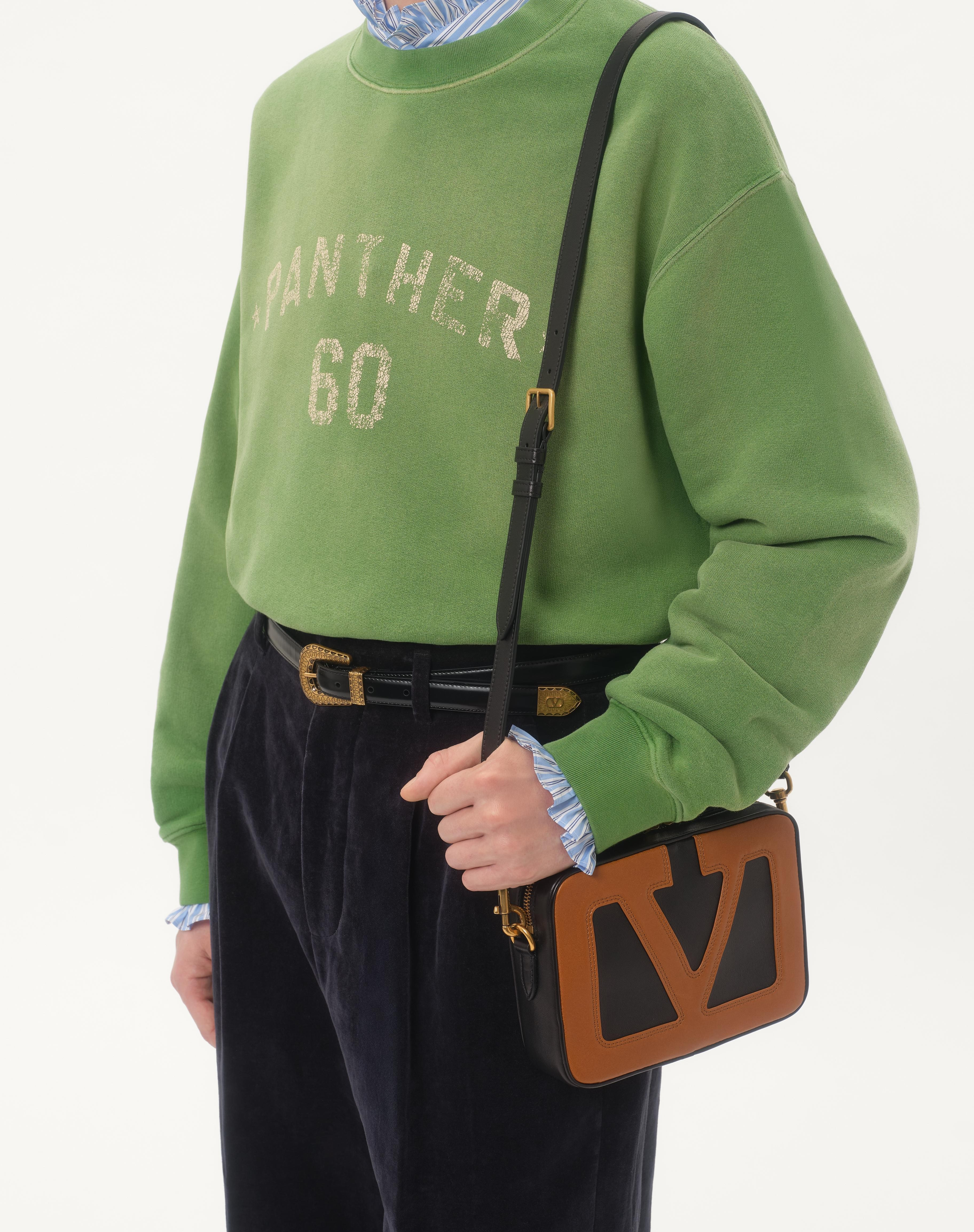 VALENTINO GARAVANI VIVA SUPERSTAR NAPPA LEATHER CROSSBODY BAG - 7