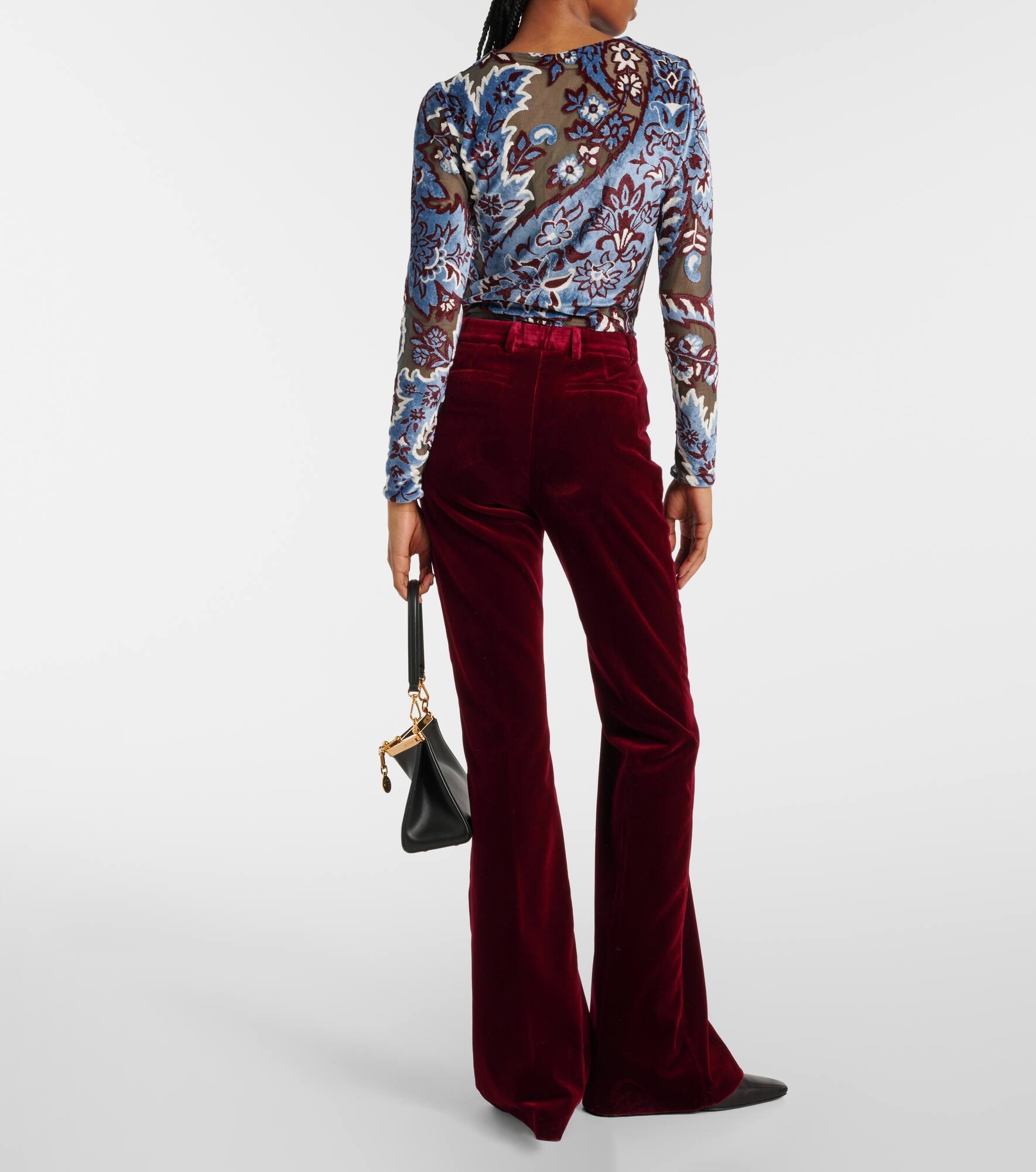 Cotton flared pants - 3
