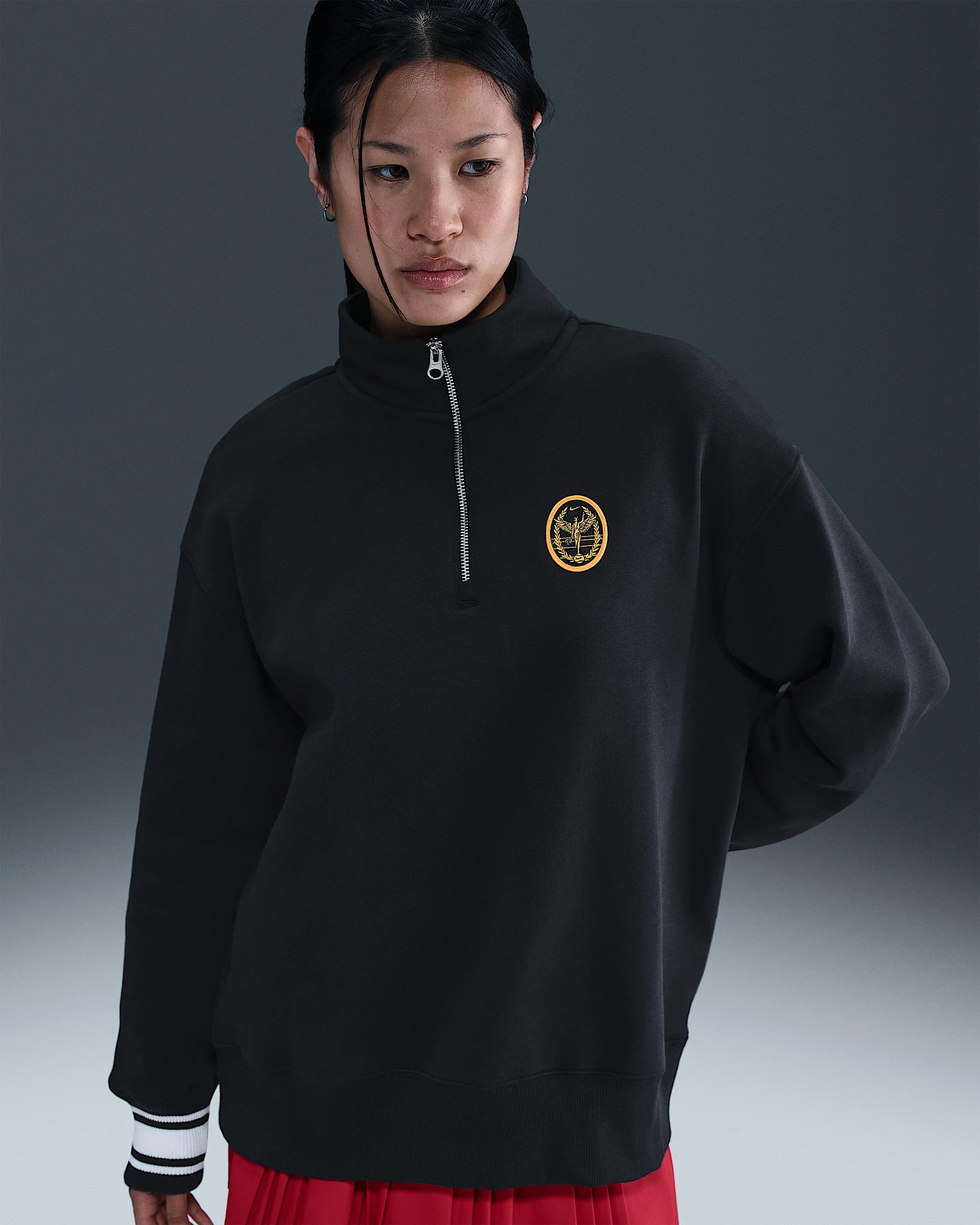 Nike Sportswear Phoenix Fleece Women's Oversized 1/4-Zip Long Sweatshirt - 1