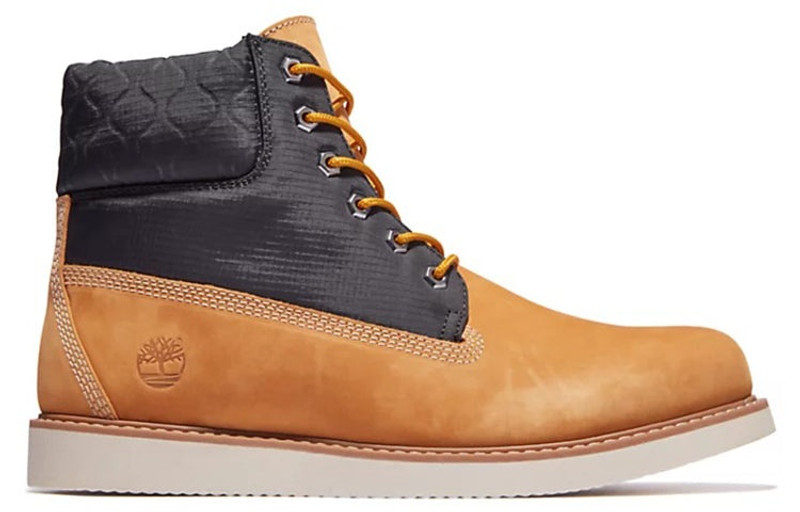 Timberland Newmarket 6 Inch Quilted Boots 'Wheat Black' A2GJT231 2