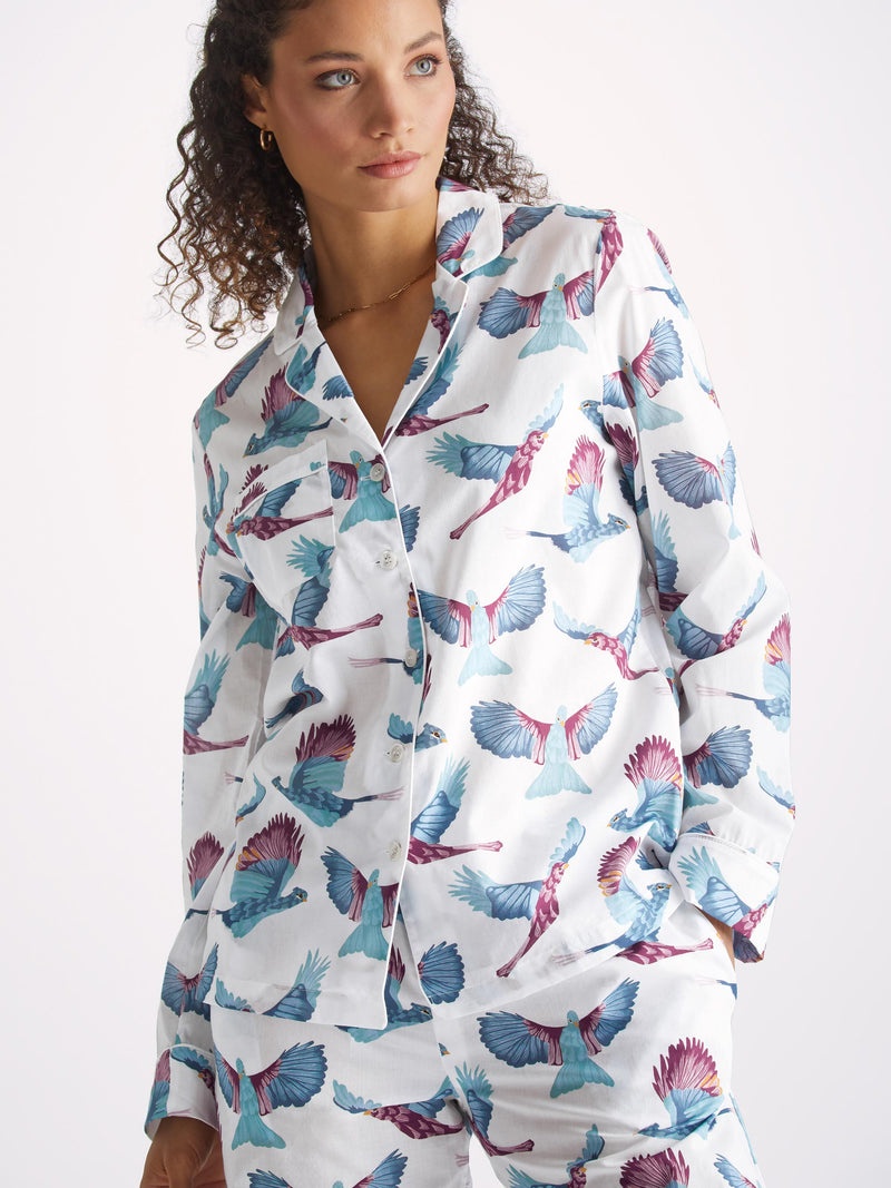 Women's Pyjamas Ledbury 63 Cotton Batiste White - 3