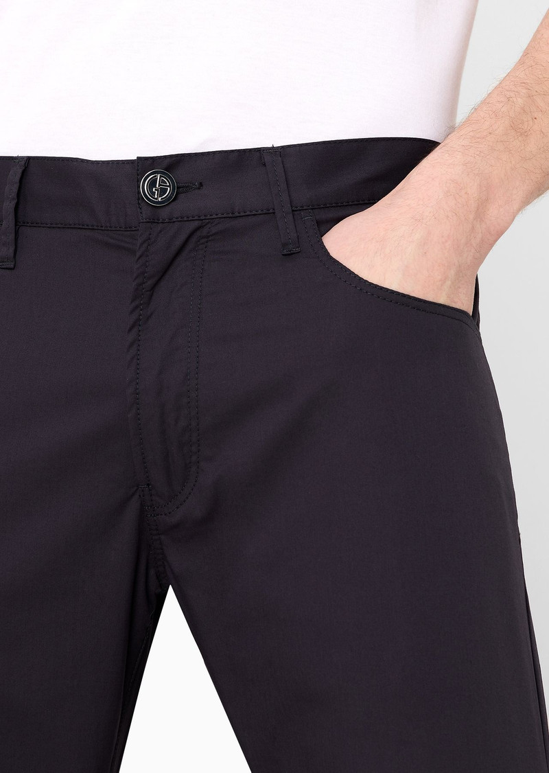 Regular-fit five-pocket cotton-denim trousers 5