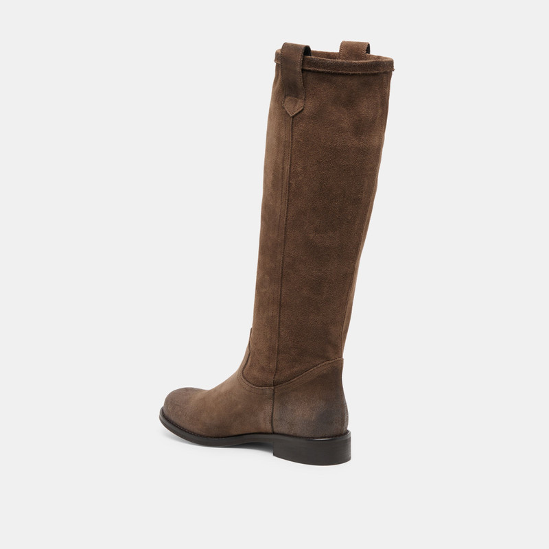 RAMZY BOOTS CHOCOLATE SUEDE 5