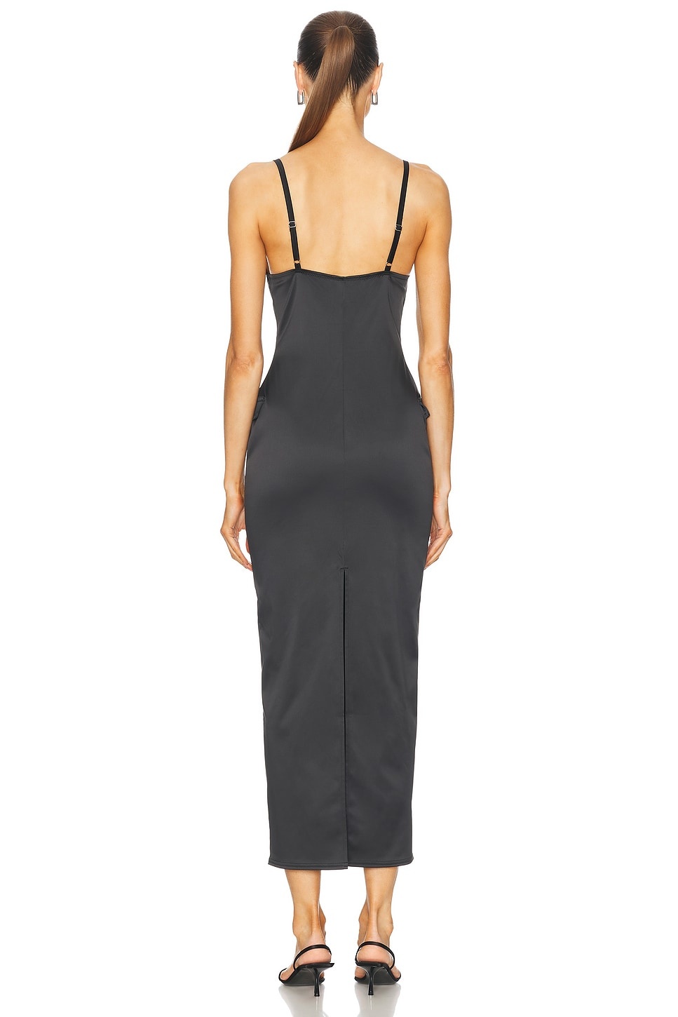 U-Plunge Maxi Dress - 3