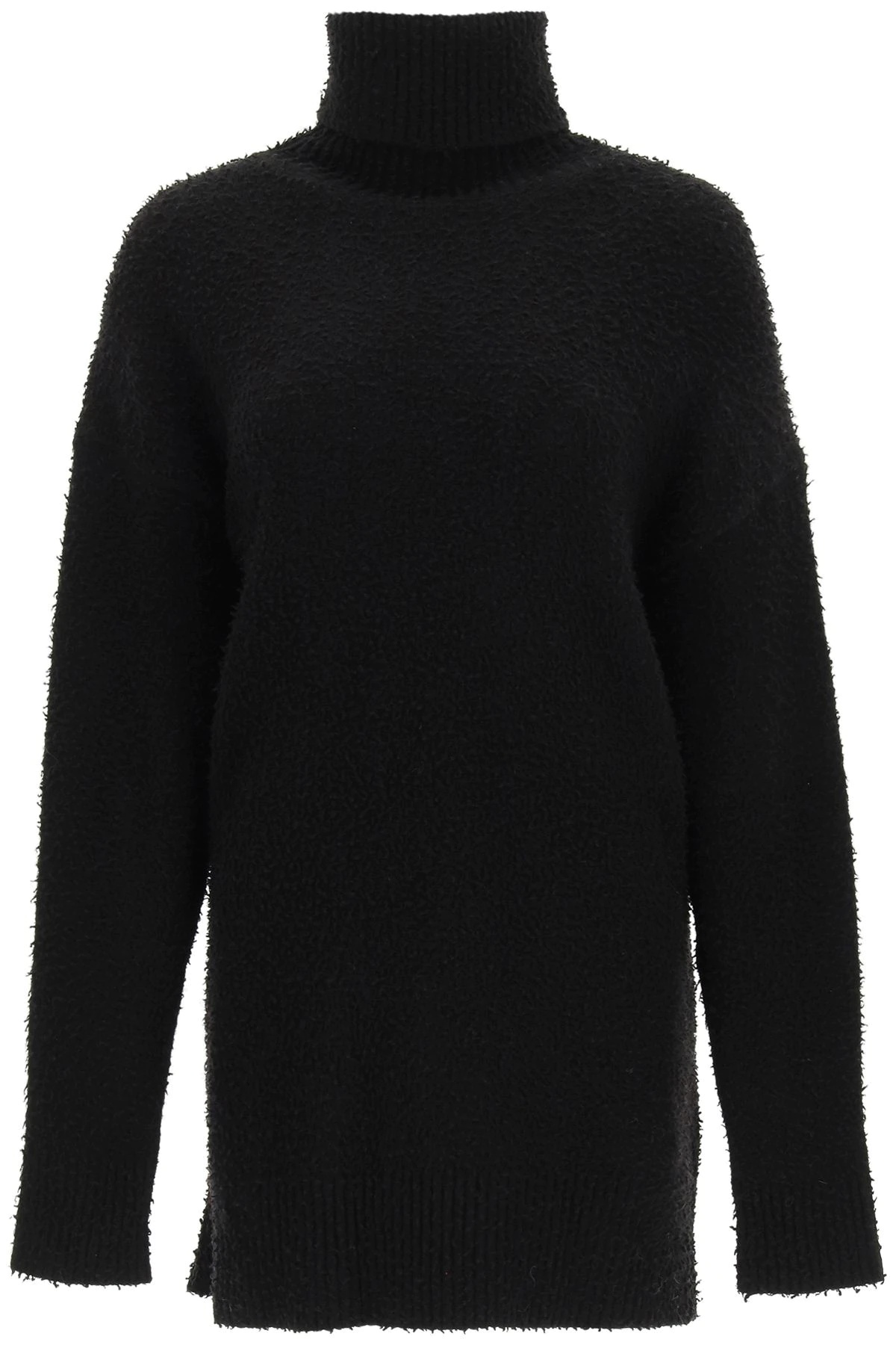 ANGORA AND WOOL TURTLENECK PULLOVER - 1