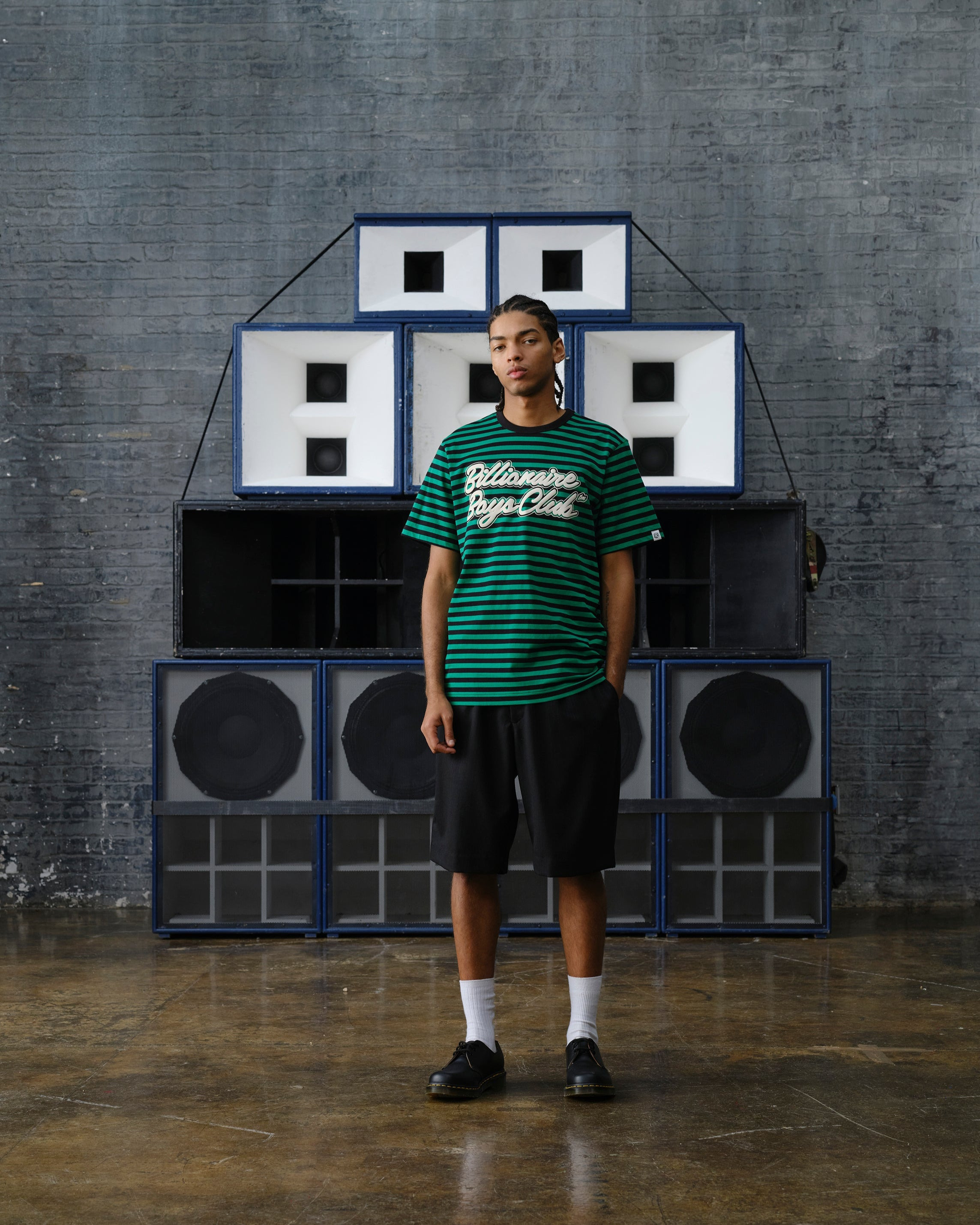SCRIPT ASTRO STRIPE T-SHIRT - 2