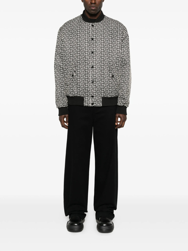 Balmain Balmain Reversible Patterned Bomber Jacket outlook