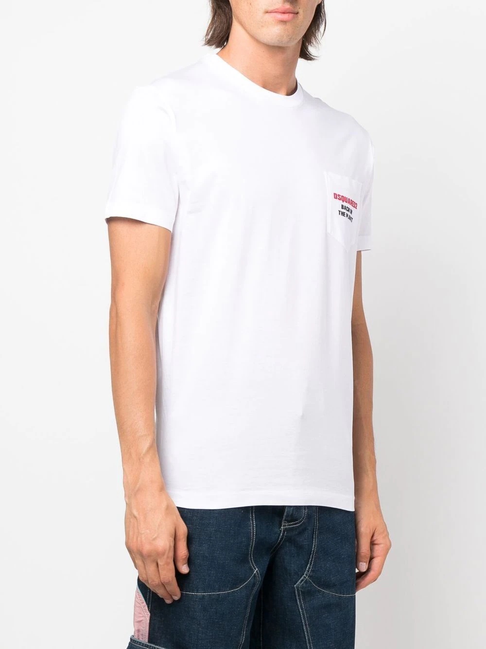 logo-print cotton T-shirt - 3