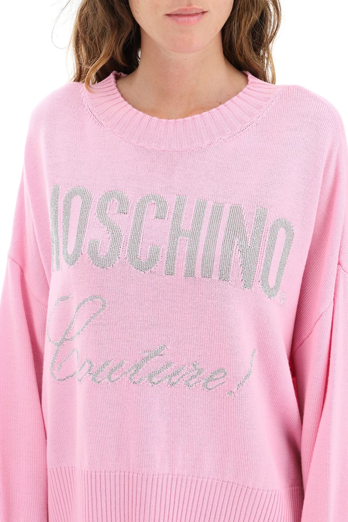 MOSCHINO COUTURE LUREX SWEATER - 5