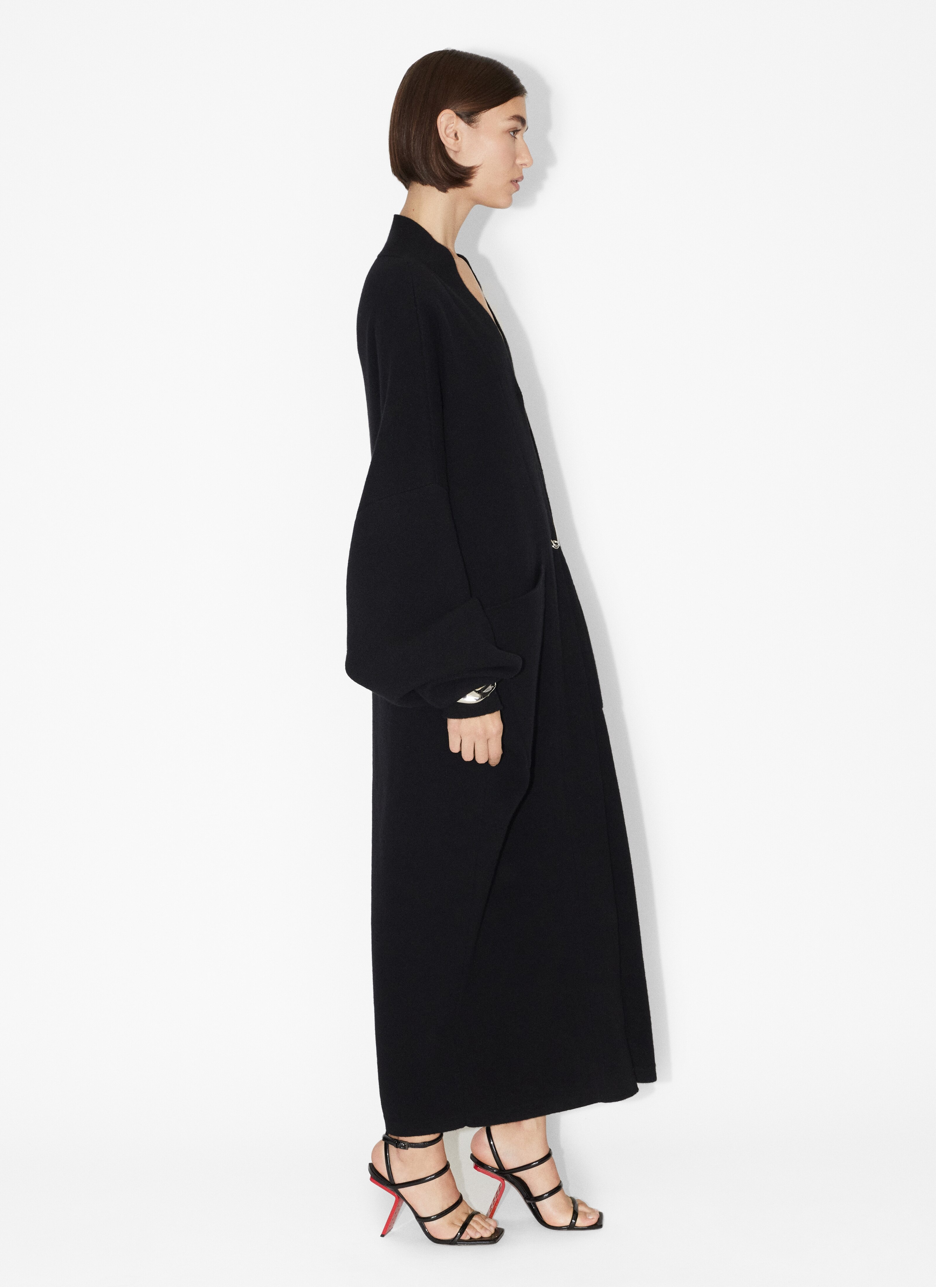 BOILED CASHMERE COAT - 4