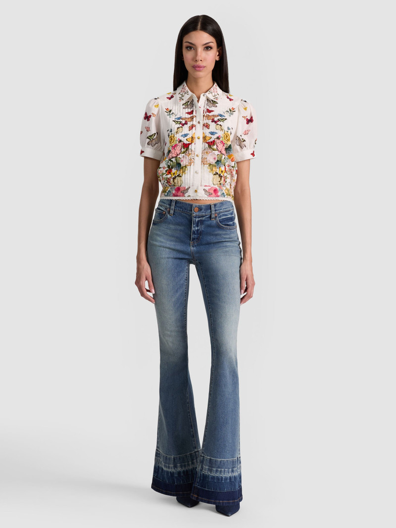 ROSIE CROPPED BUTTON DOWN 3