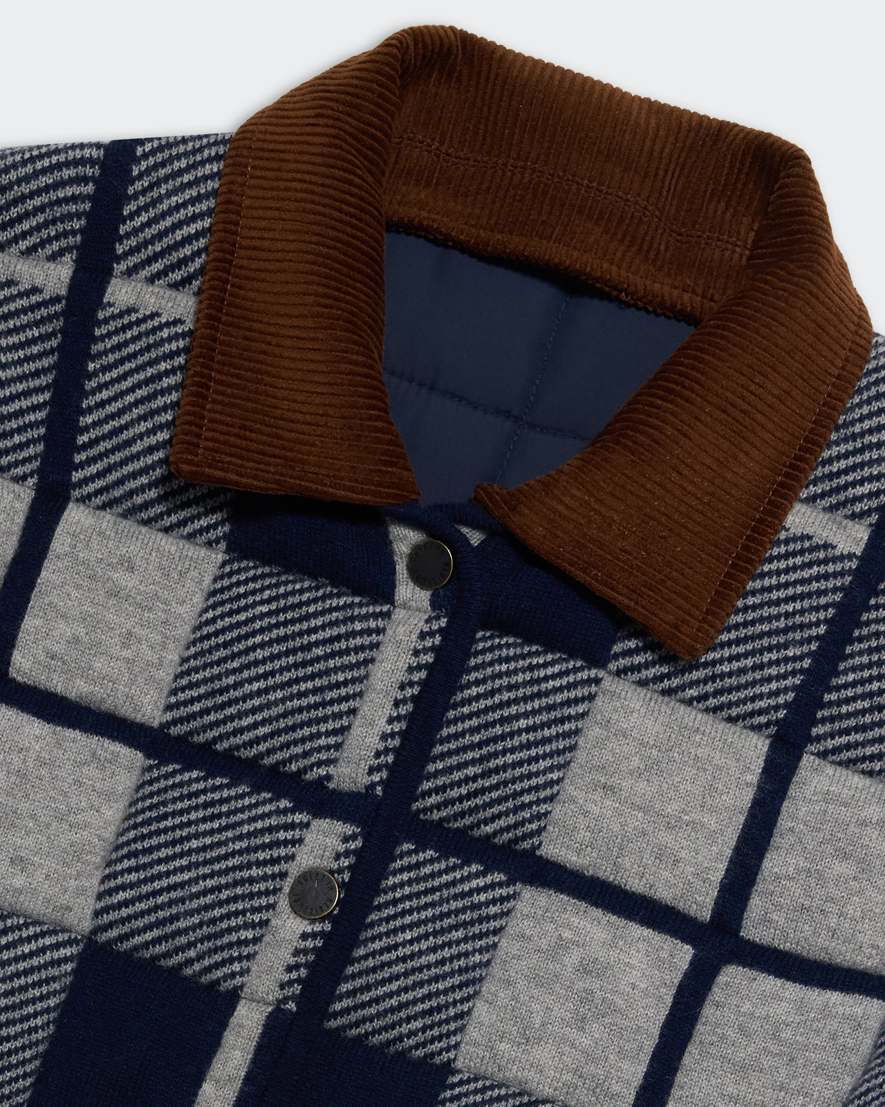 Quilted Plaid Liner Jacket - 2