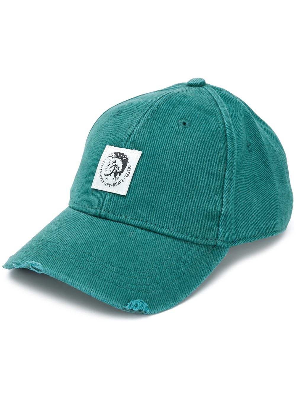 corduroy logo baseball cap - 1