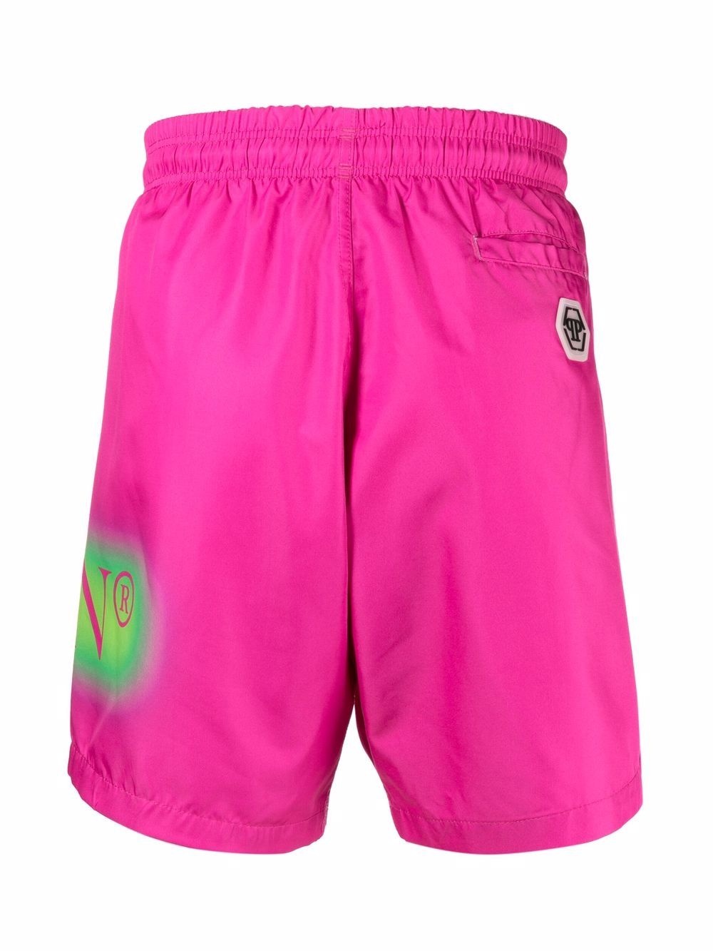 logo-print swimming shorts - 2