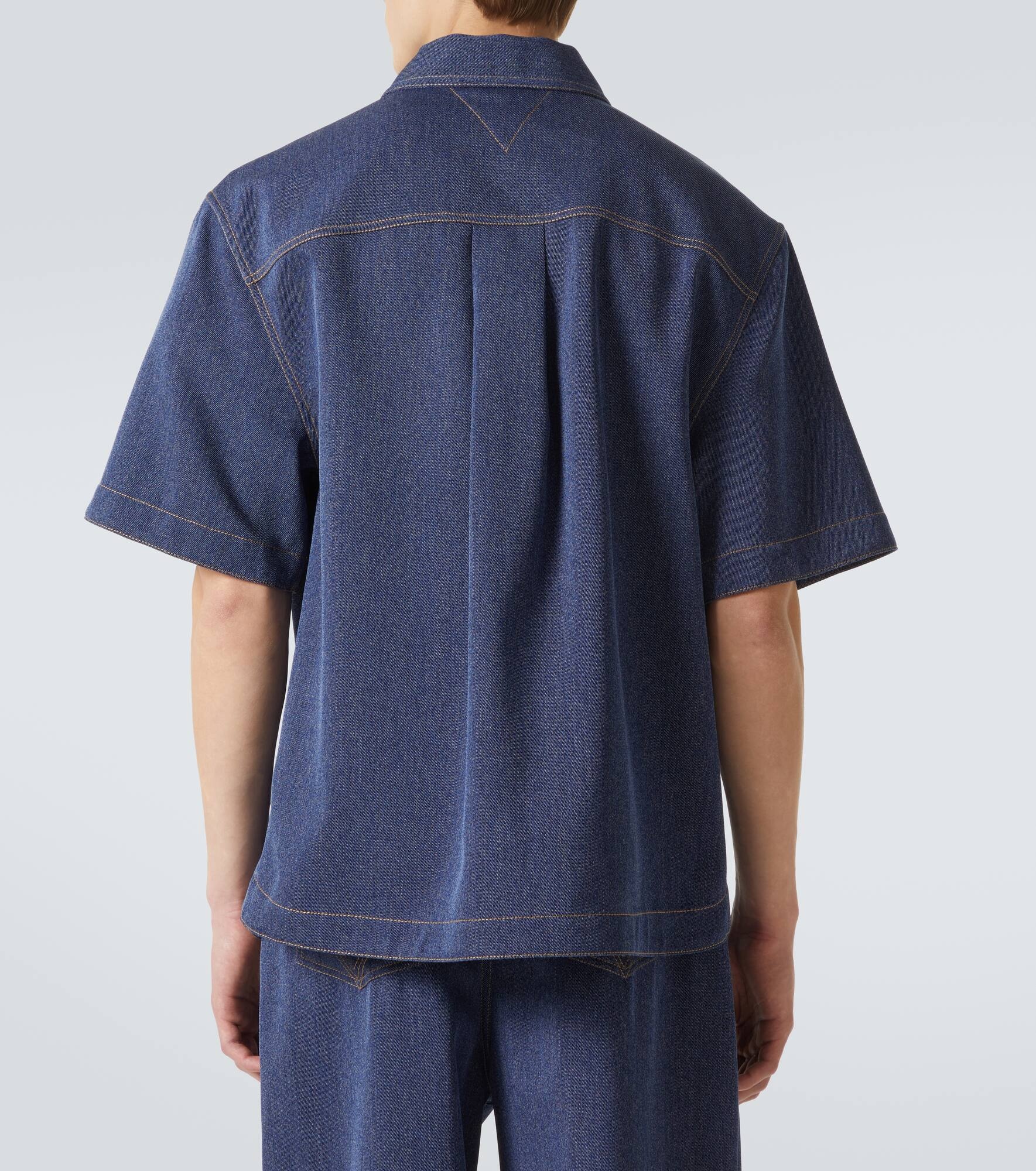Knitted wool and cotton shirt - 4