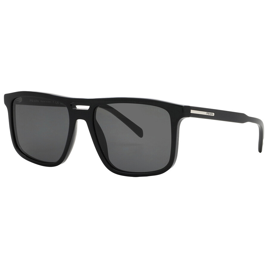 Prada Dark Grey Square Men's Sunglasses PR A22S 16K08Z 58 - 3