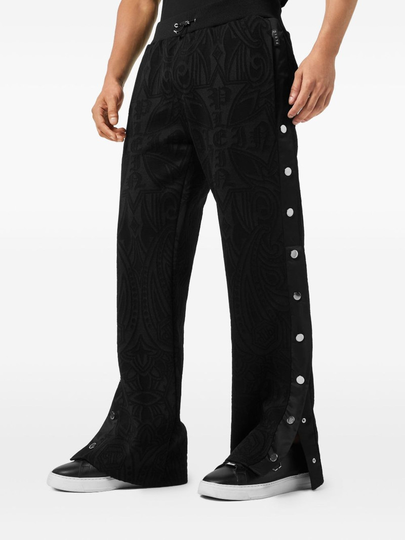 Chrome Crest jacquard-pattern trousers 5