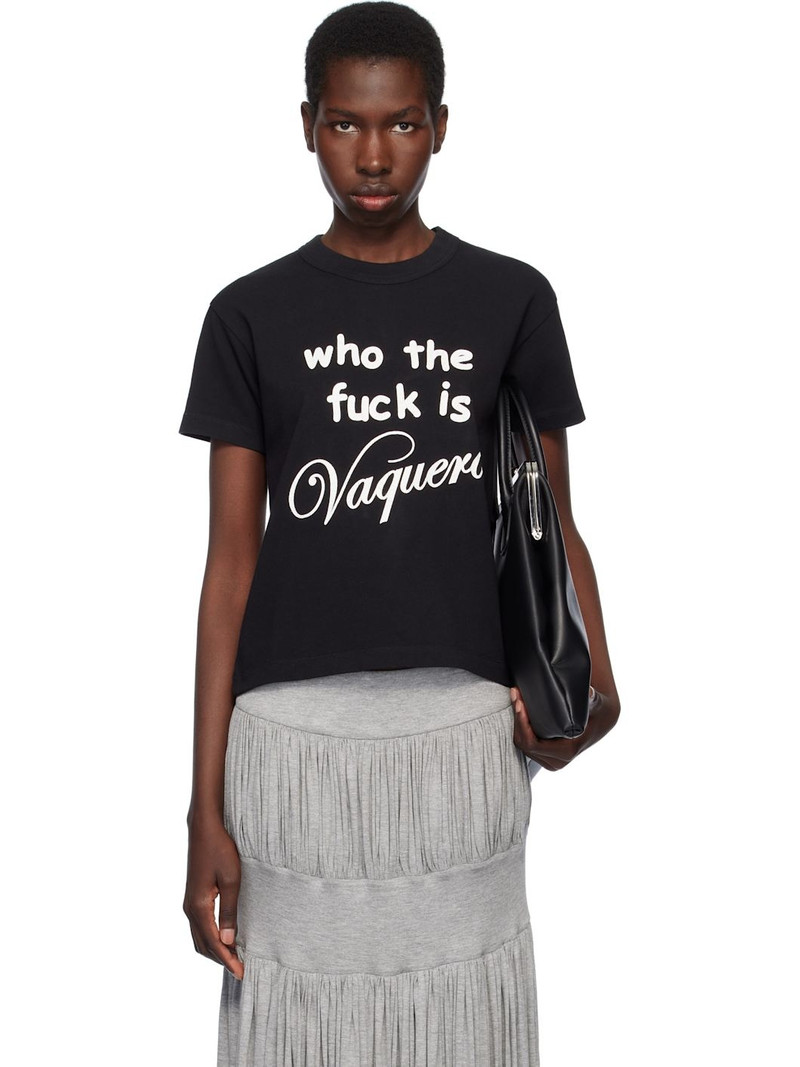 Black 'Who TF' T-shirt 1