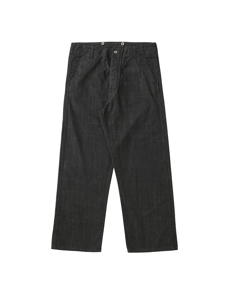 GESSO PANTS DMGD BLACK - 1