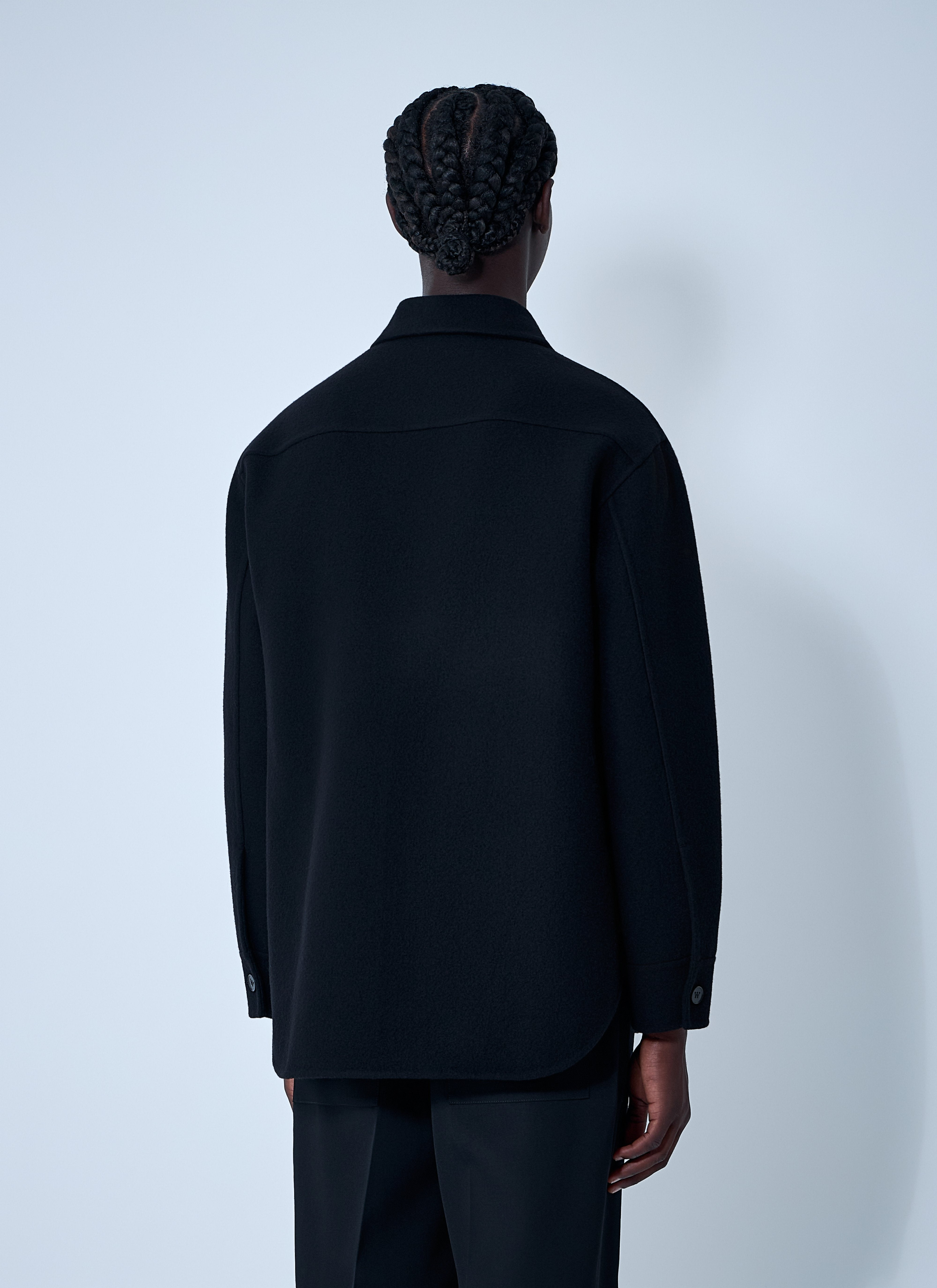 Jil Sander Men Wool Shirt - 4