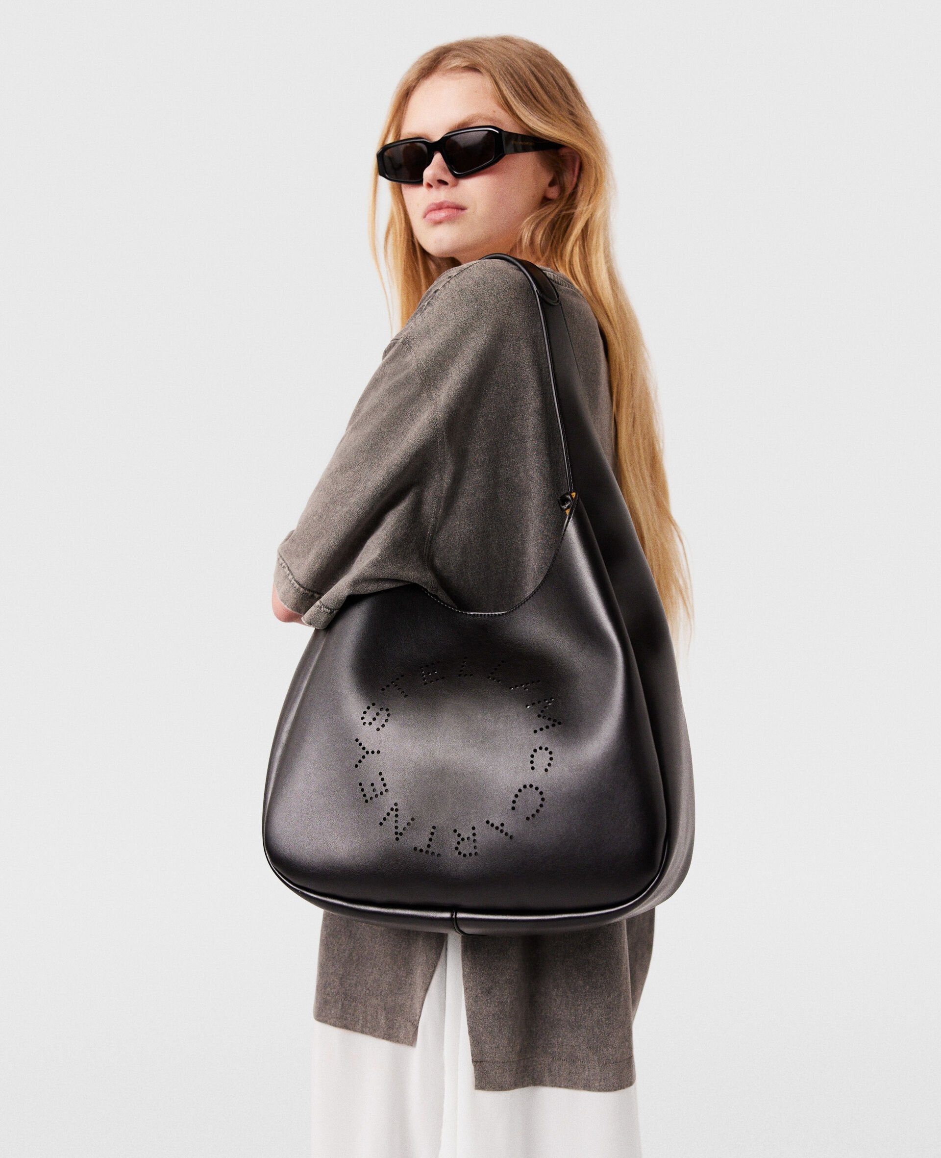 Logo Slouchy Hobo Tote Bag - 2