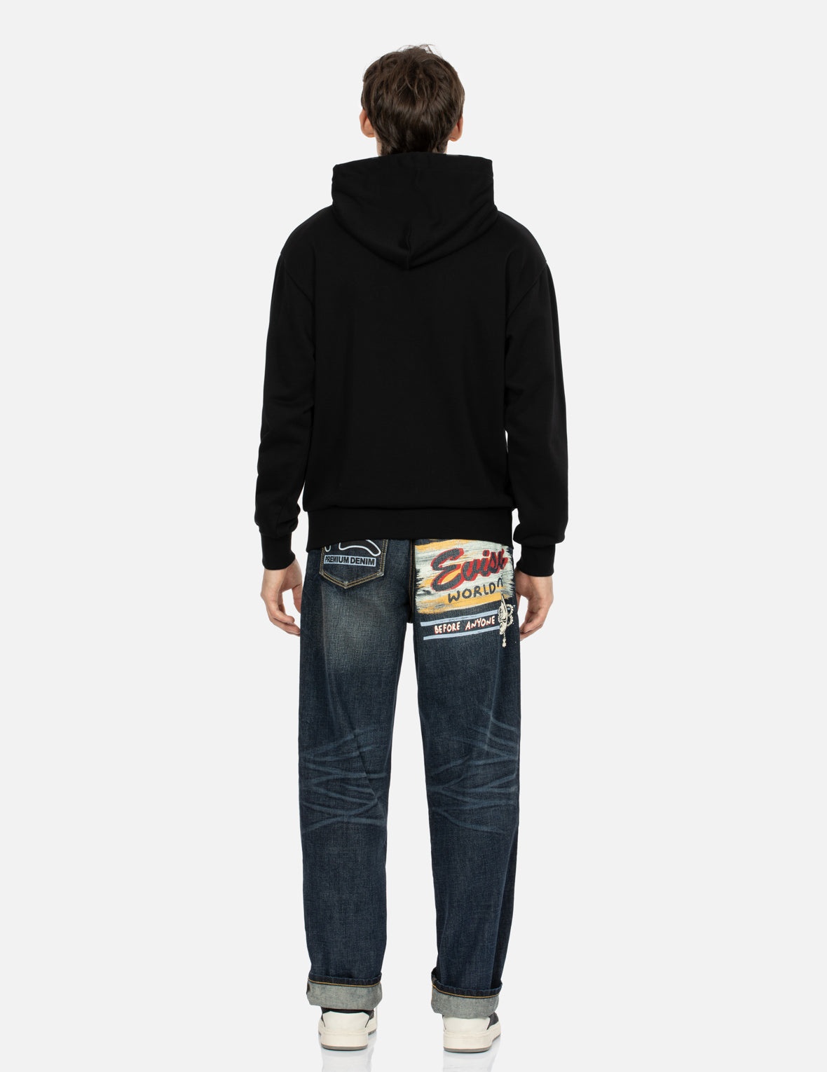 Inari Mask Print Relax Fit Denim Jeans - 5