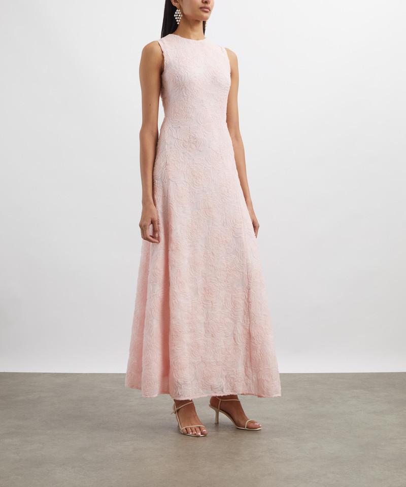 ROTATE Floral-Jacquard Maxi Dress outlook