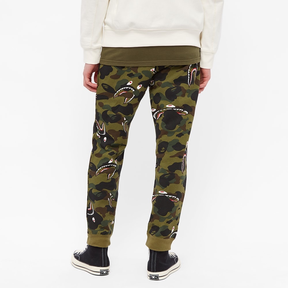 A Bathing Ape Shark 1St Camo Sweat Pants - 5