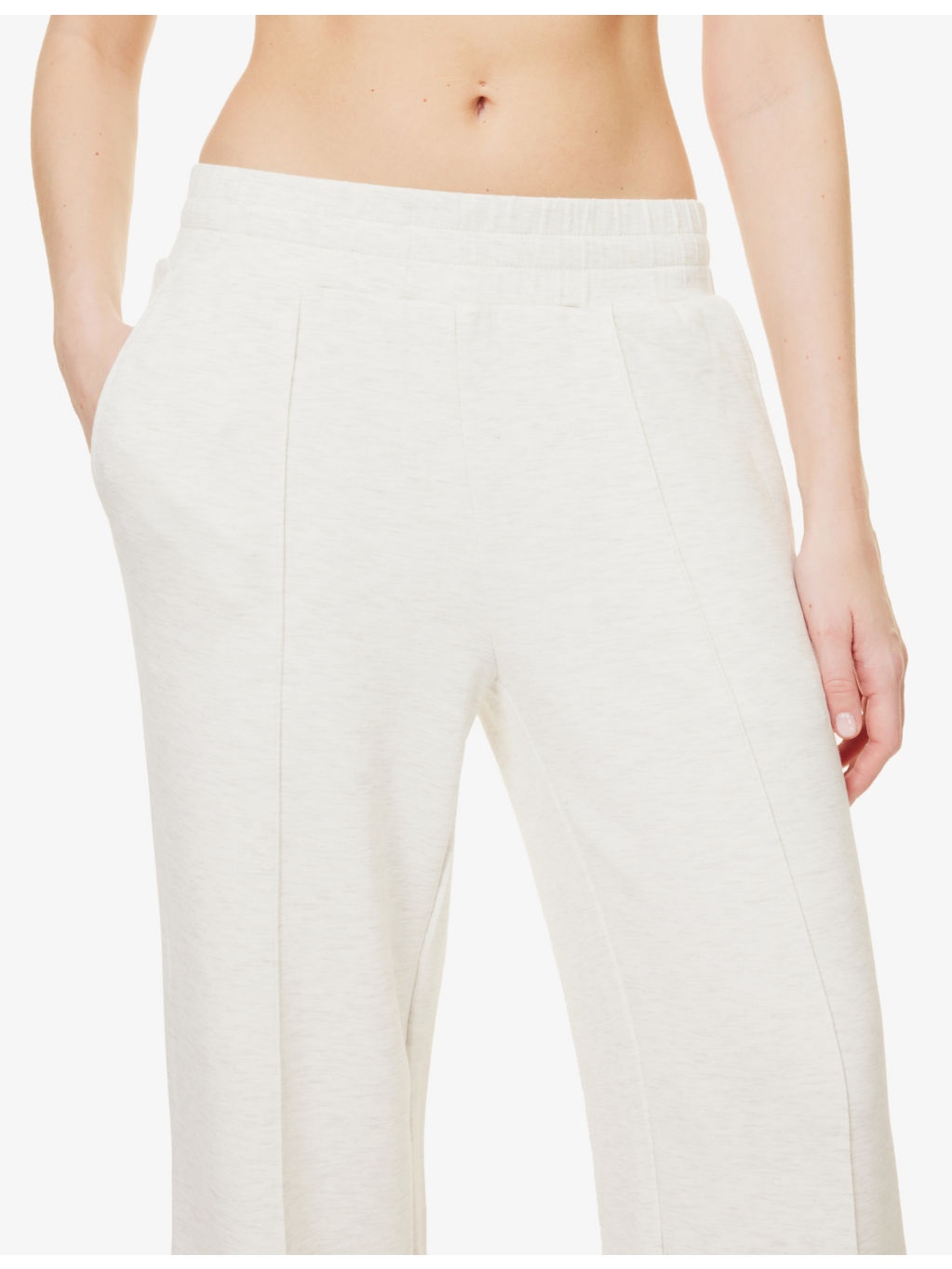 The Wide Leg 28 high-rise stretch-jersey trousers - 5