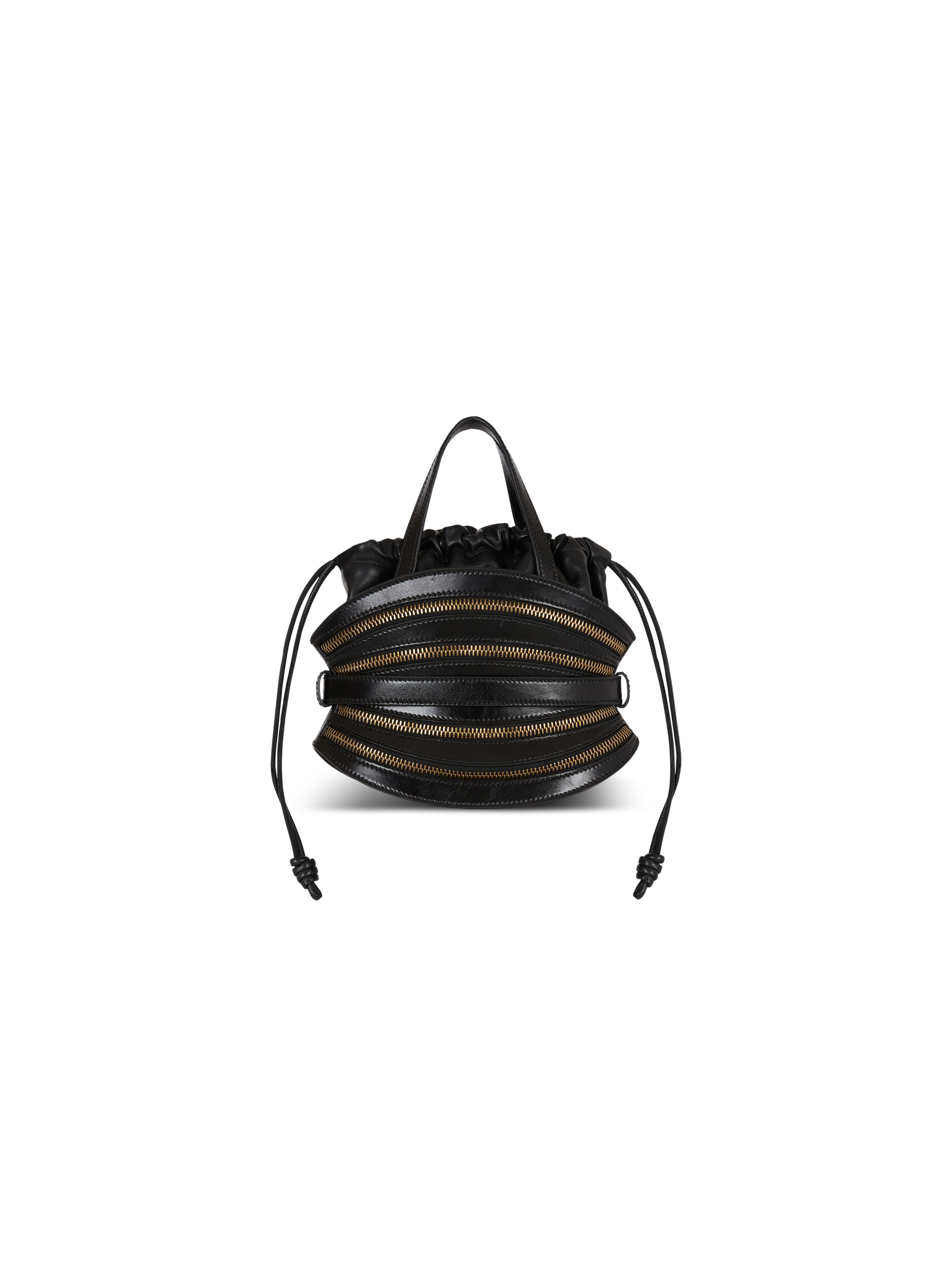 Mini Shuffle Zips bag in calfskin leather - 4