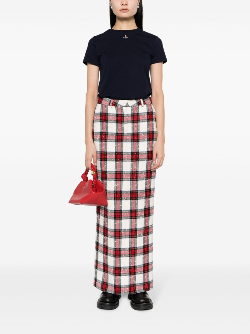 Vivienne Westwood Orb-embroidered short-sleeve T-shirt outlook