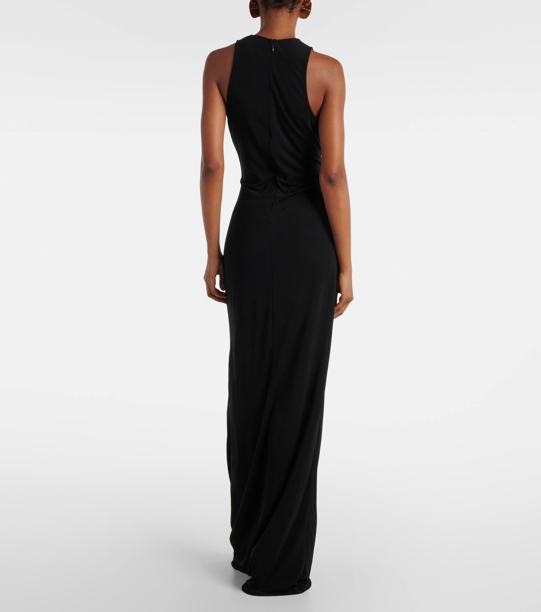 Duo Bezel Quartz jersey maxi dress - 3