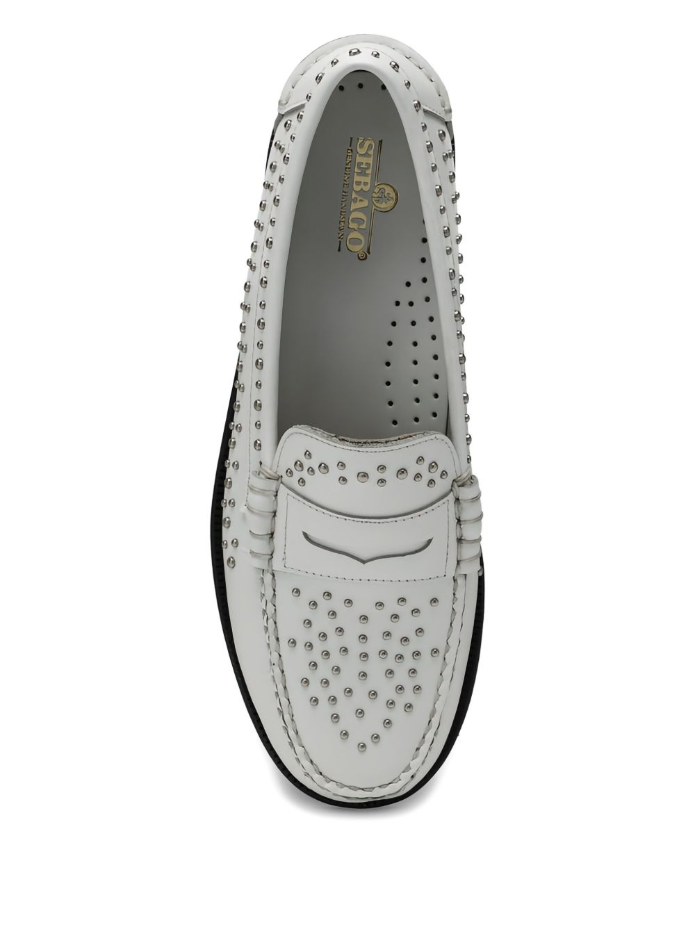 Dan stud-embellished loafers - 3