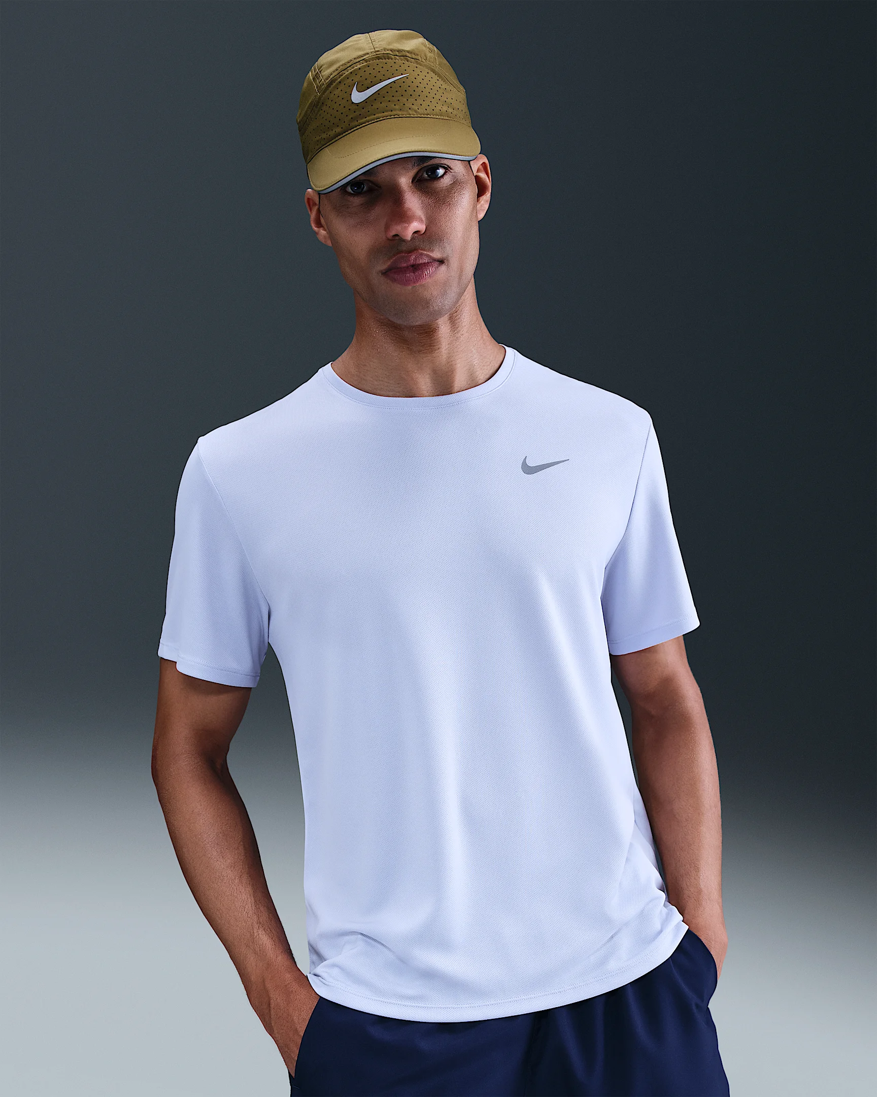 Nike Miler Men's Dri-FIT UV Short-Sleeve Running Top - 1