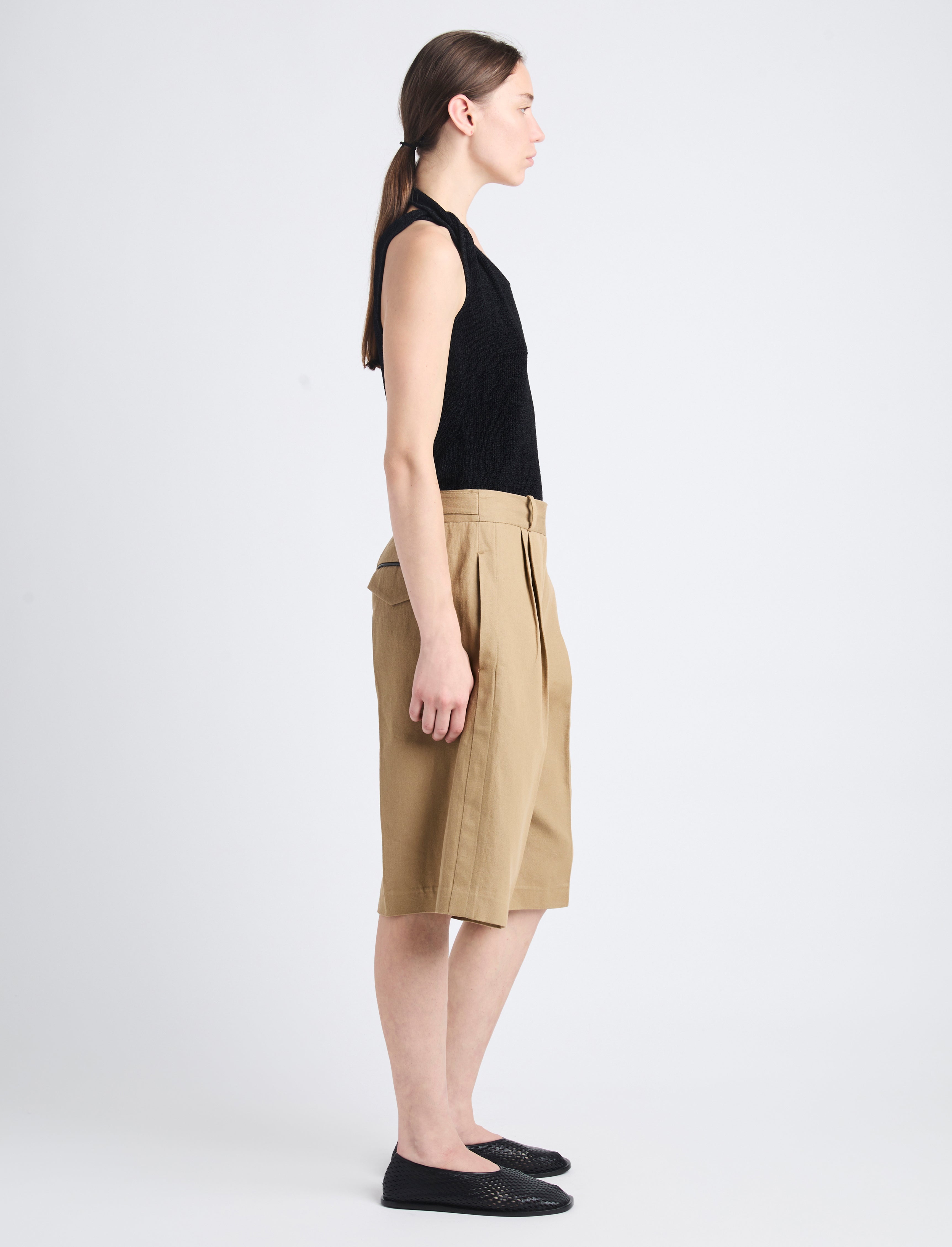 Jenny Short in Cotton Linen - 3