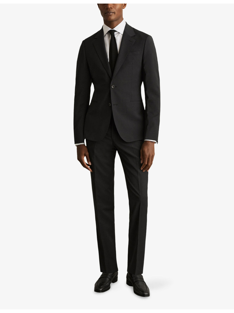 REISS Promise Slim-Fit Stretch Wool-Blend Blazer outlook