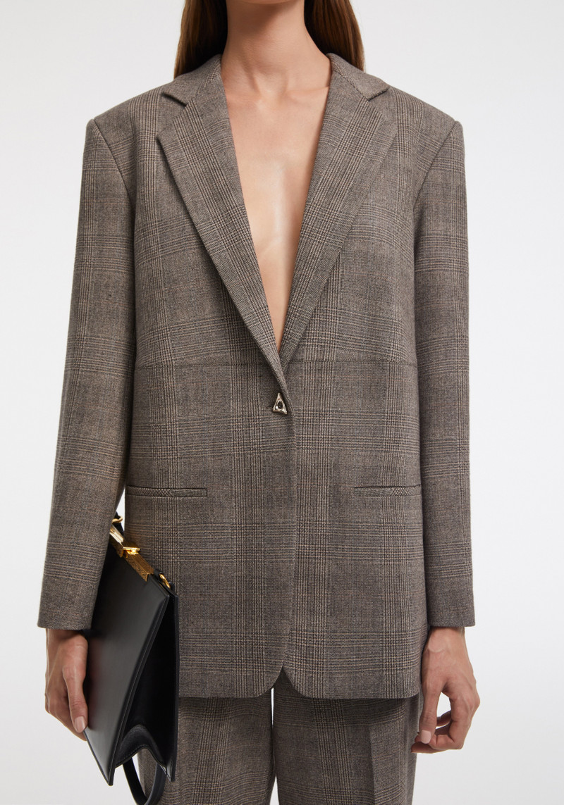 MERCEDES Classic checkered blazer 3