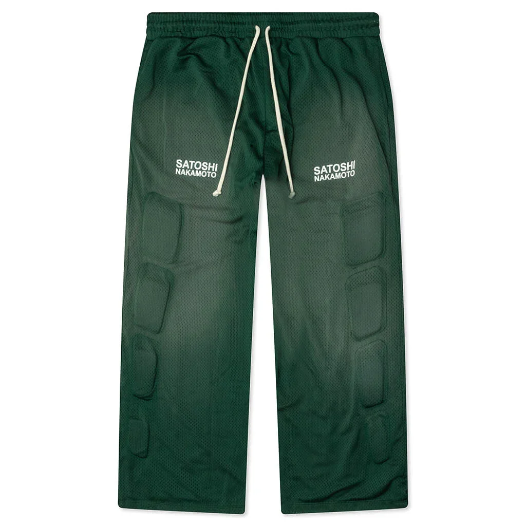 Satoshi Nakamoto Mesh Moto Lounge Pant Green - 1