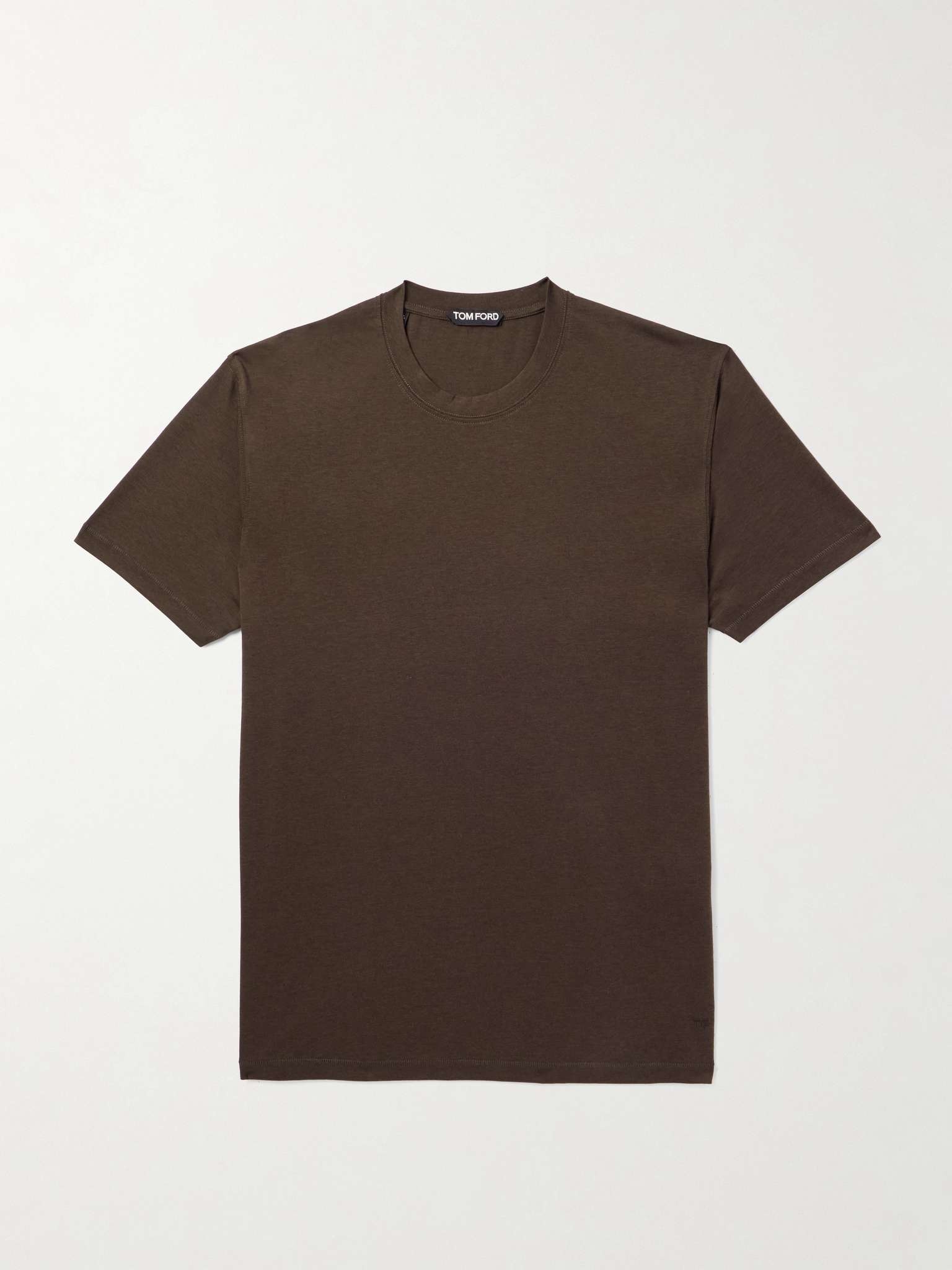 Lyocell and Cotton-Blend Jersey T-Shirt - 1