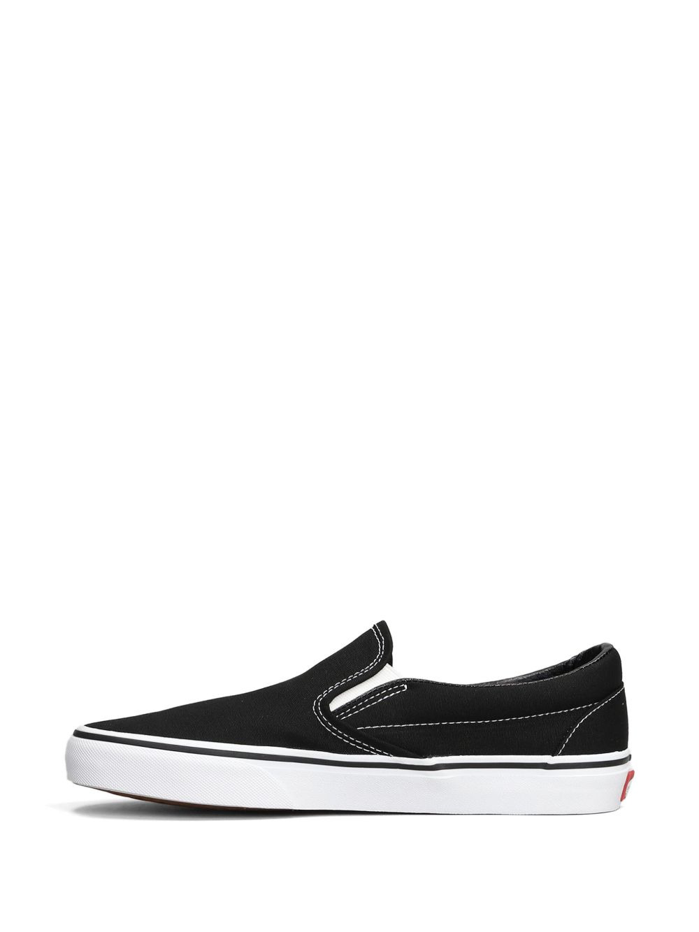 Black Classic Slip On Sneakers - 4