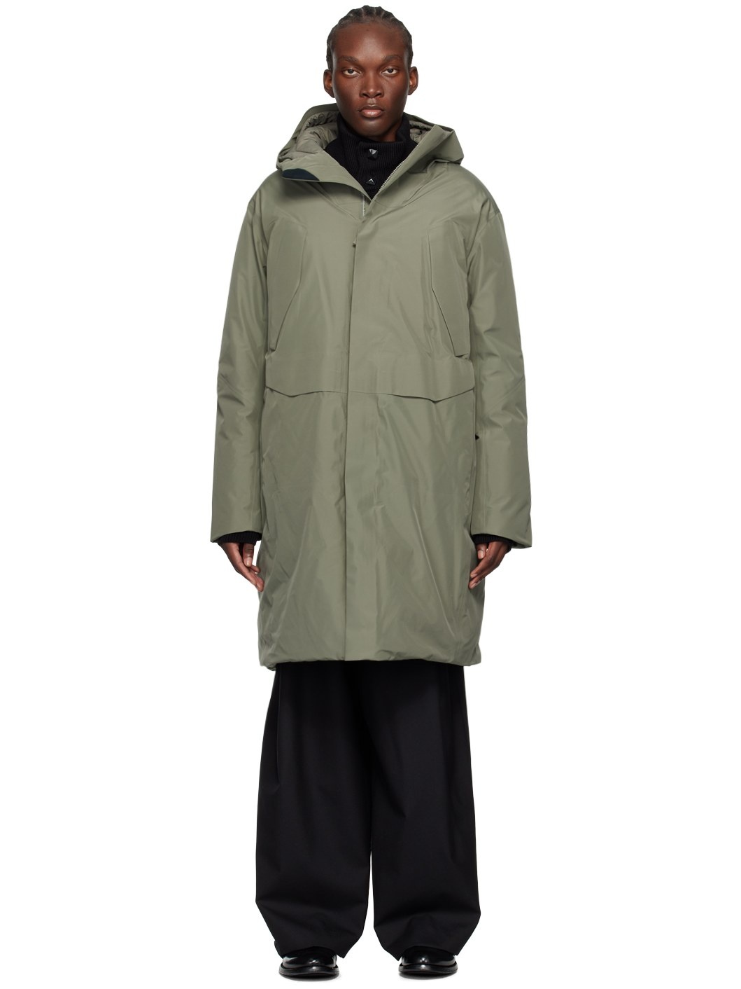 Green Sorin Down Coat - 1