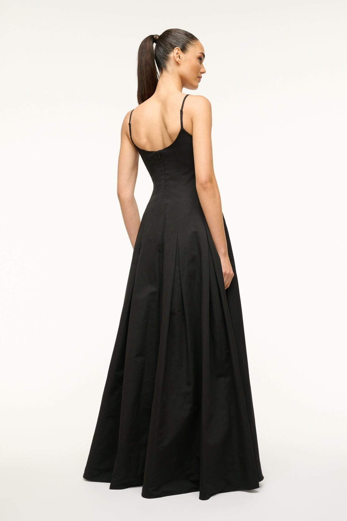 STAUD JOY MAXI DRESS BLACK - 5