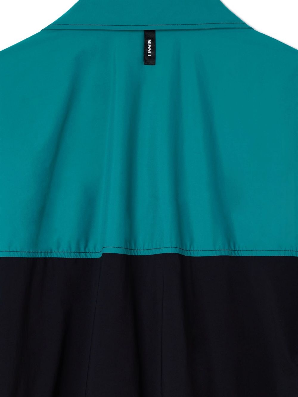 panelled short-sleeve shirt - 3