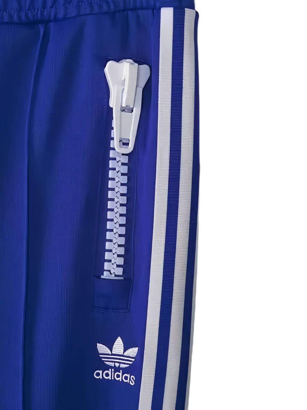 side-zip three-stripe trousers - 4