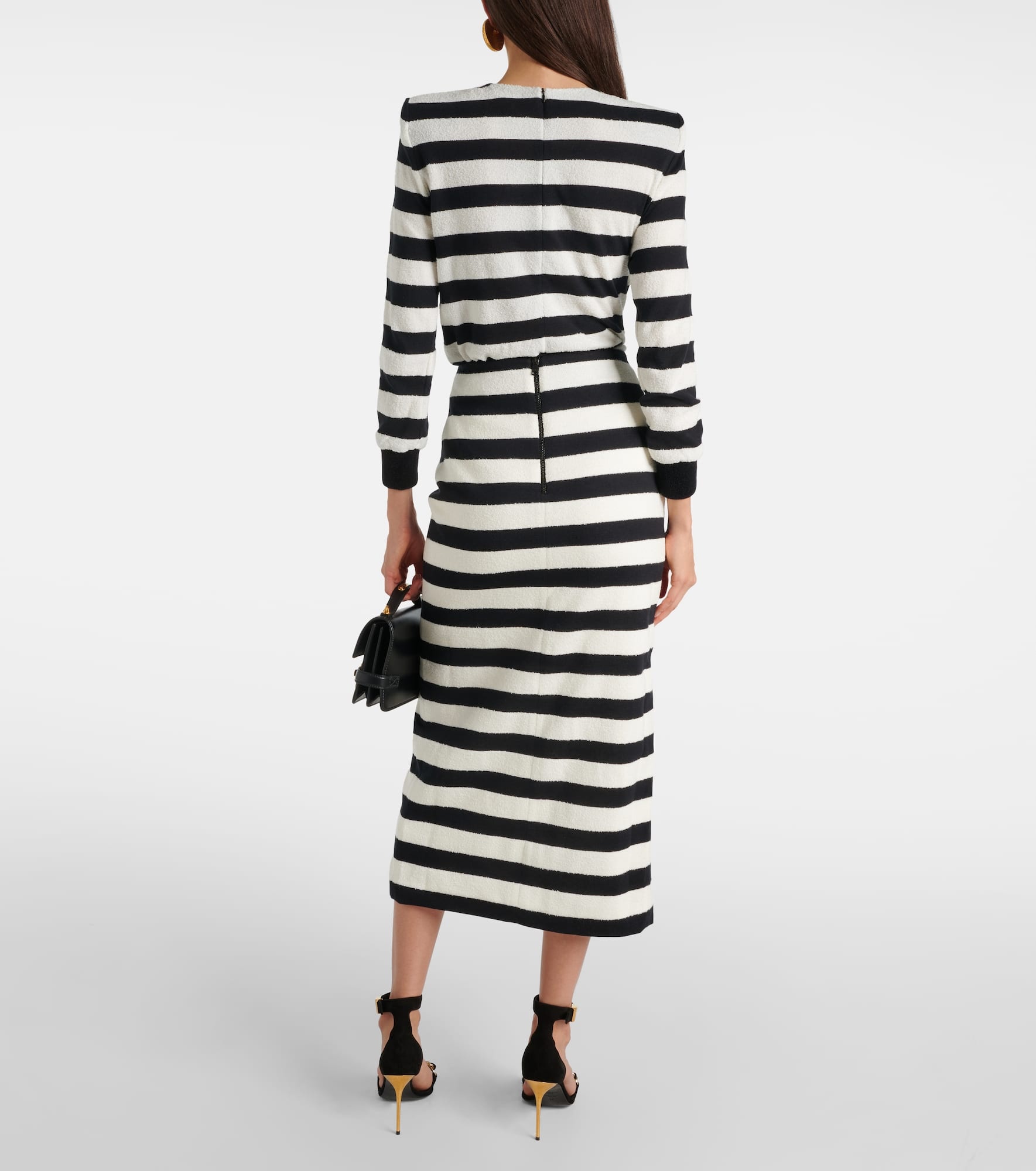 Striped midi skirt - 3